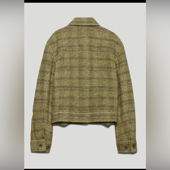 NWT Aritzia Wilfred Free Autumn Shacket – Sage/Moss – Size L - Picture 4 of 12